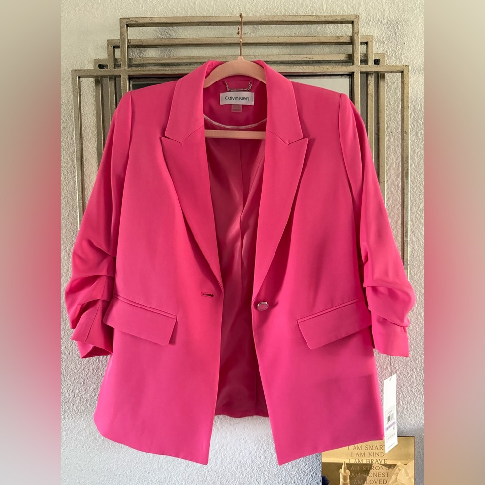 Calvin Klein Pink Blazer